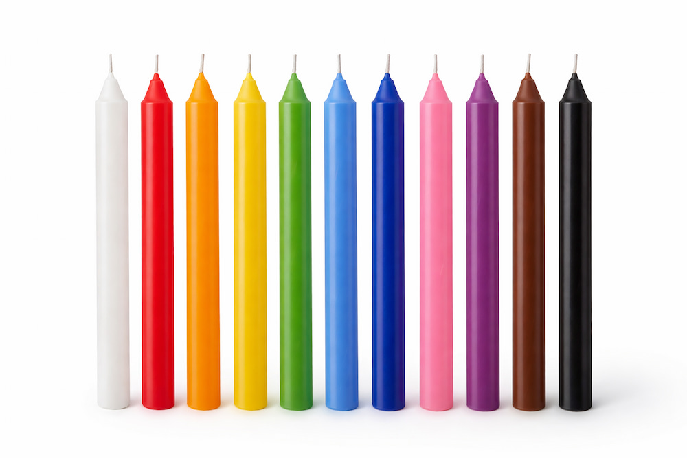 Onde comprar velas coloridas de massa pura e queima limpa?