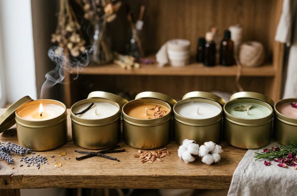 Velas aromatizadas em latinhas valem a pena?